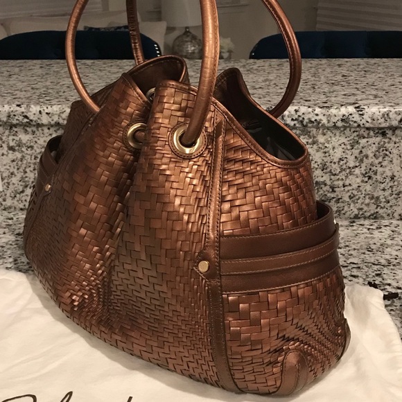 🎉HP✨SOLD!✨Cole Haan Genevieve Woven Leather Bag - Picture 3 of 8